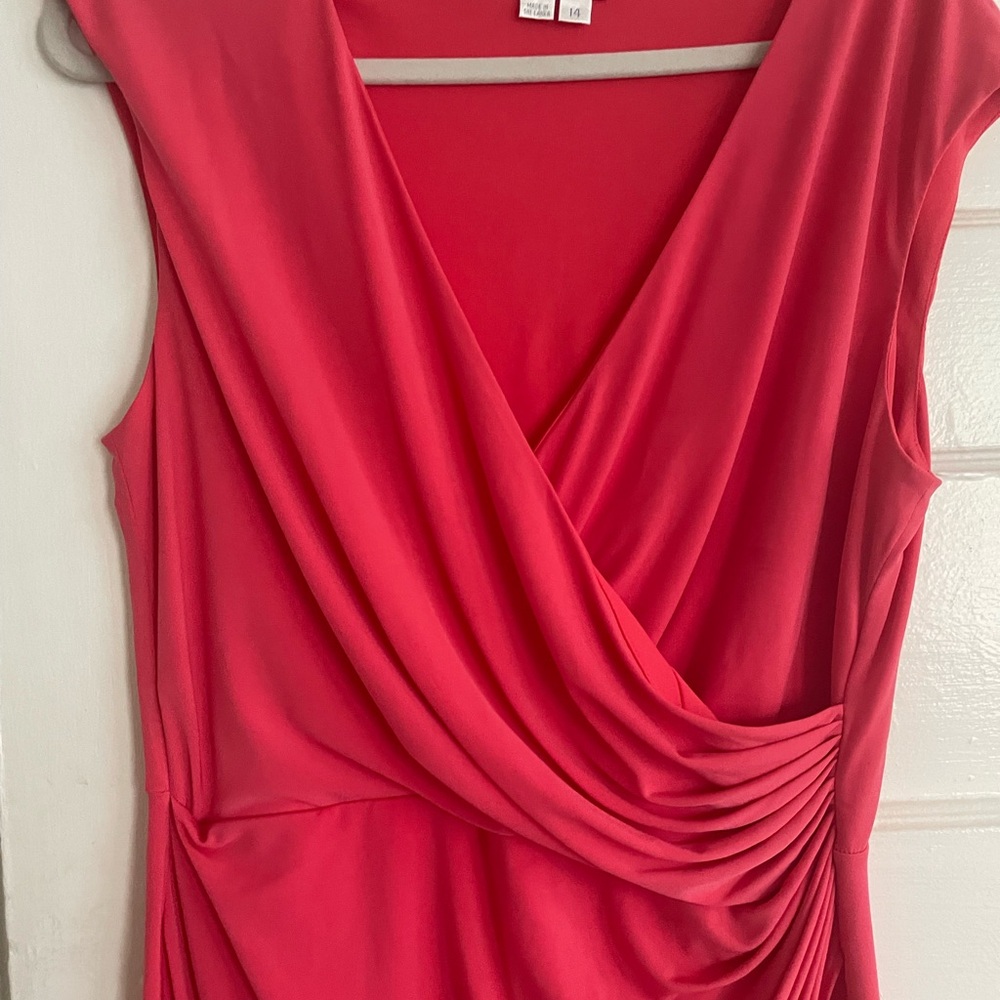 Coral bodycon dress - Picture 4 of 6